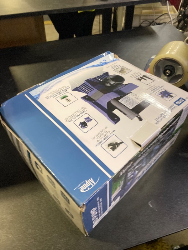Photo 1 of Alpine Corporation 2100 GPH Submersible Water Pump with 33 FT Cord and Adapters for Ponds, Fountains, Waterfalls, and Water Circulation, 192 Watts 20 FT Lift Quiet Operation Vertical/Horizontal