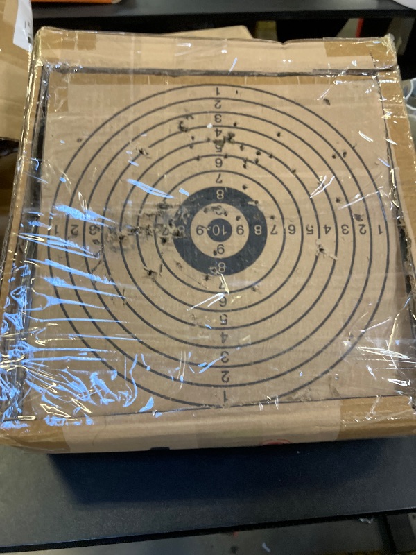 Photo 1 of AIMAX OUTDOOR Pellet Gun Target Trap with Center Shot - 12pcs Paper Targets and 4 Resetting Metal Shooting Targets for Airgun, Rifle, Rimfire, Perfect for Backyard, Outdoor, Indoor Shooting Practice