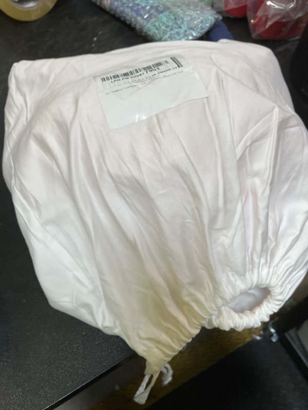 Photo 1 of BedDecor 100% Egyptian Cotton 1PC Fitted Sheet, 15 Inche Extra Deep Pocket (QUEEN-60 X 80 - Peach)