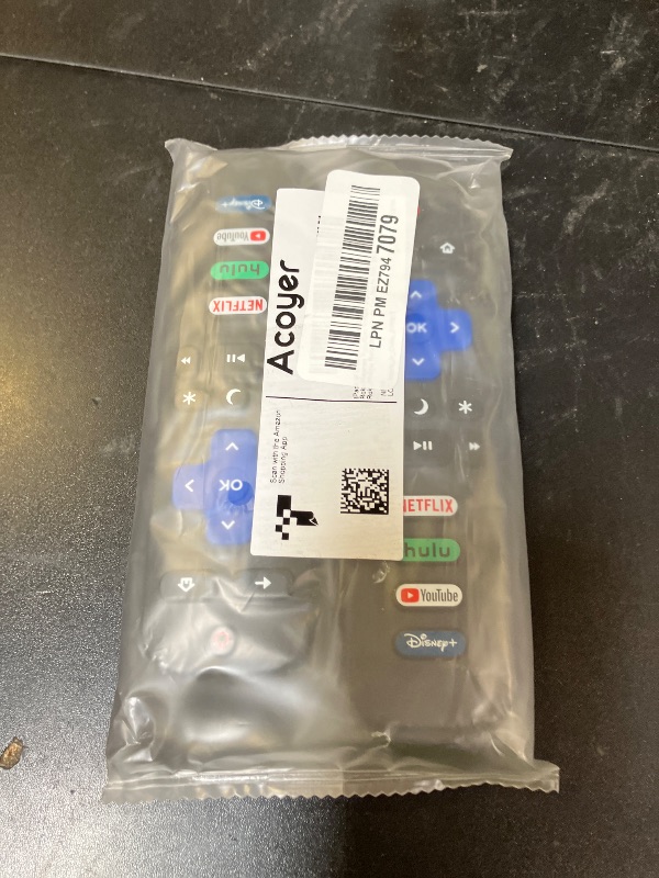 Photo 1 of (Pack of 2) Replacement-Remote-Control for Roku-TV,Compatible for TCL Roku/Hisense Roku/Onn Roku/Philips Roku Smart TVs(Not for Roku Stick and Box)