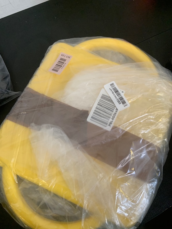 Photo 1 of Champion Sports Standard Scooter Board with Handles, Assorted Colors (Yellow or Blue), 12 Inches