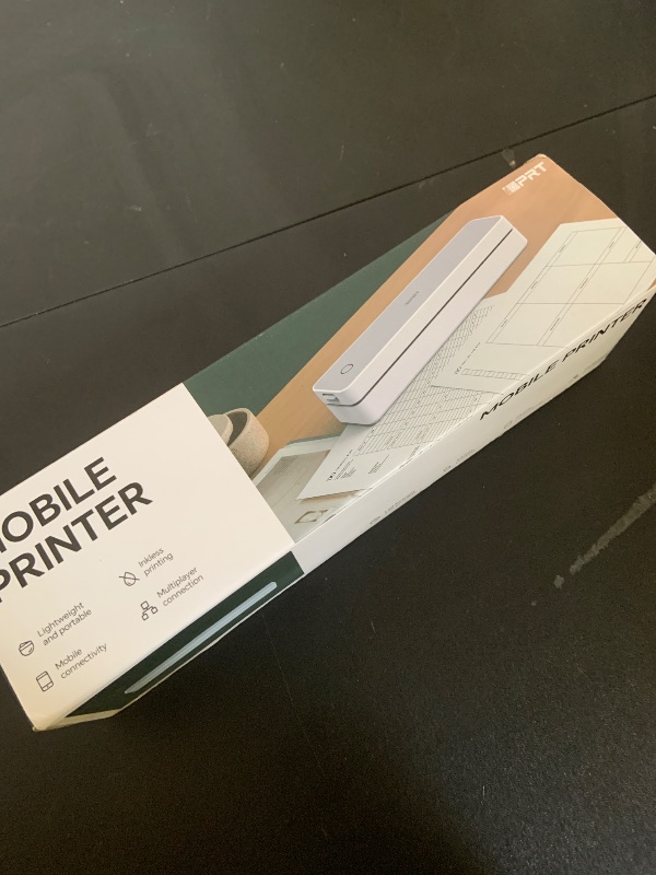 Photo 1 of Portable Thermal Printer for Travel - 300DPI Mobile Inkless Printers, Wireless Small Printer for Home Use, Office, Vehicles, Bluetooth Printers Supports 8.5" x 11" US Letter & A4 & A5 Size, Black