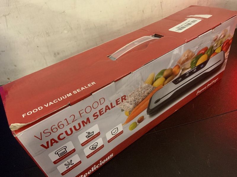 Photo 1 of Vacuum Sealer Machine, with Starter Kit and 2-Year Warranty, Beelicious Automatic Air Sealing for Food Storage, Build-in Cutter, Moist Mode, EXT-VAC
