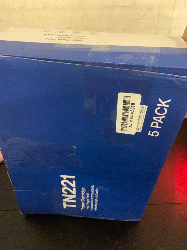 Photo 1 of TN221 TN225 Toner Cartridge High Yield Replacement for Brother TN 221 TN 225 Compatible with MFC-9130CW HL-3170CDW HL-3140CW HL-3180CDW MFC-9330CDW (2 Black, 1 Cyan, 1 Magenta, 1 Yellow, 5 Pack)