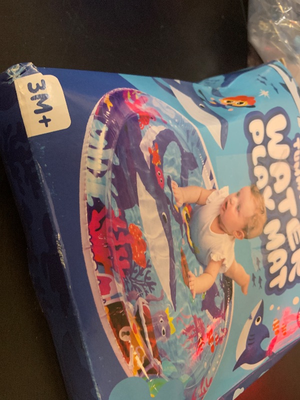 Photo 1 of KooKooBaby Tummy Time Water Mat for Babies - Xtra Large Sensory Baby Water Mat for Tummy Time & Motor Development - Leak-Proof Water Pad, Durable Infant Water Play Mats for Baby Boys & Girls 3 Months+