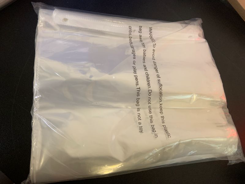 Photo 1 of   Flat Poly Bag Lightweight protection for temporary storage.

