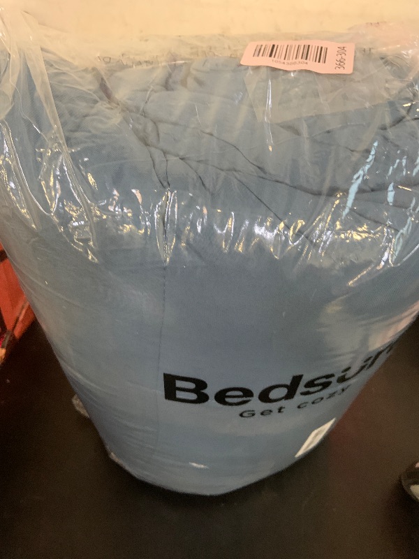 Photo 1 of Bedsure Comforter Duvet Insert - Quilted Comforters Oversize Queen, All Season Duvet, GentleSoft Down Alternative Bedding, with 8 Tabs, Gifts for Women/Men, Dark Slate Blue, Oversize Queen 98x98Inche