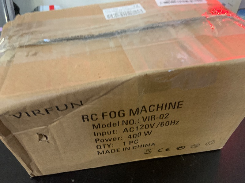 Photo 1 of VIRFUN Fog Machine, Smoke Machine with Wireless&Wired Remote Control for Parties Halloween Wedding and Stage Effect, 400W
