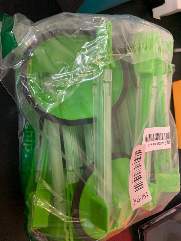 Photo 1 of 12 Pack Baggy Rack Stand Adjustable Freezer Bag Holder Stand Ziplock Bag Holder for Filling With No Food Spills or Kitchen Mess (Green)