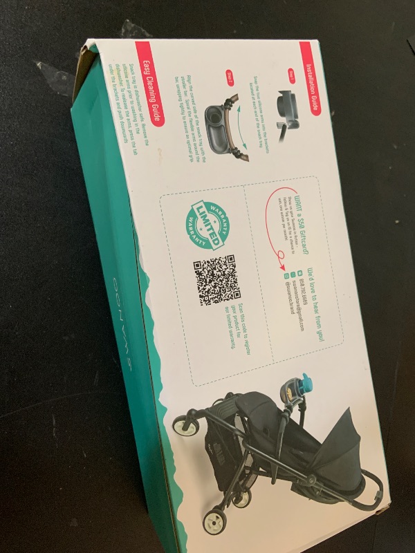 Photo 1 of Swanoo Universal Stroller Snack Tray | Compatible with Nuna | Stroller Cup Holder | Silicone Arms Grip Bumper Bar | Stroller Tray Attachment with Cups Holder for Baby Toddler | Stroller Accessories