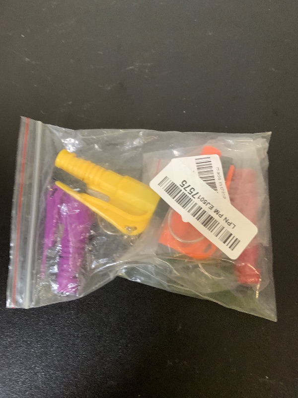 Photo 1 of 8 Pcs Car Window Breaker Tool Keychain,3 in 1 Glass Breaker and Seatbelt Cutter & Survival Whistle, Emergency Keychain Car Escape Tool Applicable to All Cars, Car Accessories