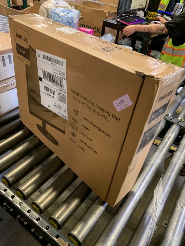 Photo 1 of Philips 221V8LB 22 inch Class Thin Full HD (1920 x 1080) Monitor, 100Hz Refresh Rate, VESA, HDMI x1, VGA x1, LowBlue Mode, Adaptive Sync, 4 Year Advance Replacement Warranty