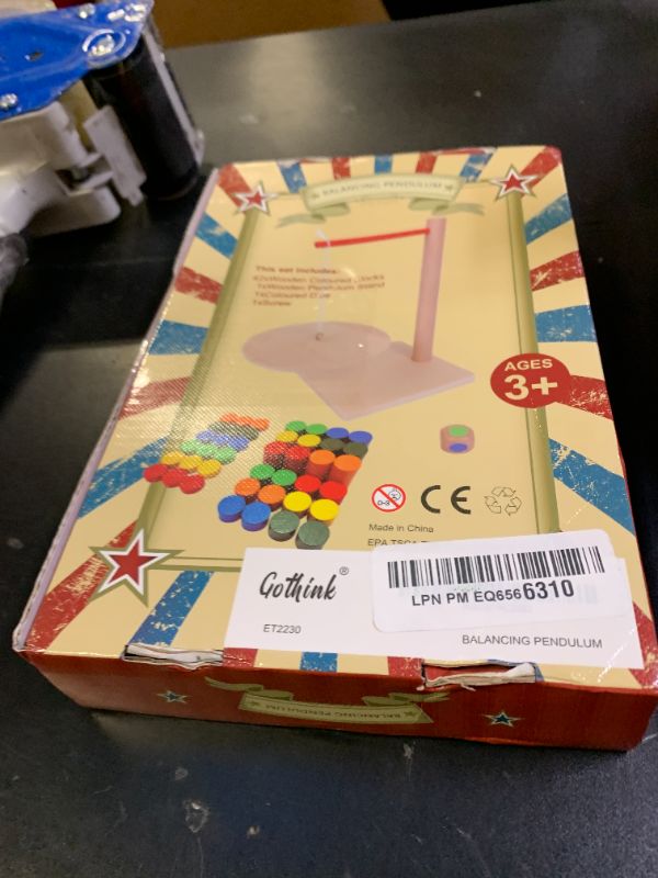 Photo 1 of GOTHINK Wooden Balancing Pendulum Game, 42PCS Montessori Balancing Toys for Kids and Adults, Interactive Educational Toy for Children's Gift, Perfect for Parties & Travel