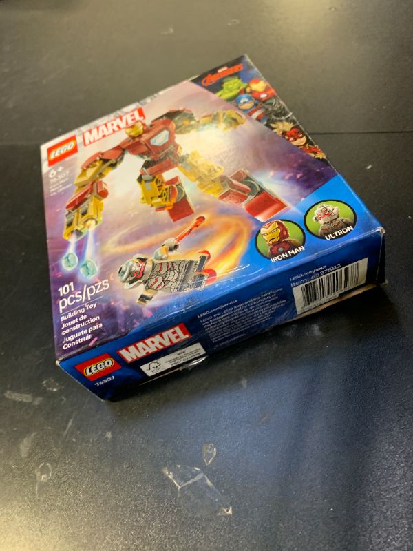Photo 1 of LEGO Marvel Iron Man Mech vs. Ultron Building Toy Set - Iron Man Toy for Kids, Boys and Girls, Ages 6+ - Buildable Action Figure - Superhero Gift for Birthday - 76307