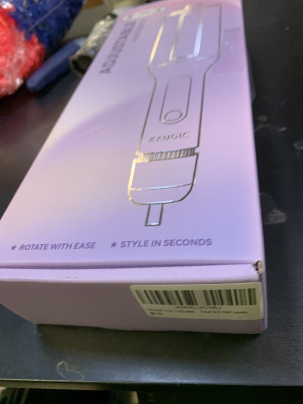 Photo 1 of Hair Waver Curling Iron with Optimized Airflow for Less Odor, 4-in-1 Adjustable Crimper for Versatile Styling, Cool Air Shot for Long-Lasting Curls, Ionic Care for Smooth, Frizz-Free Waves- Purple