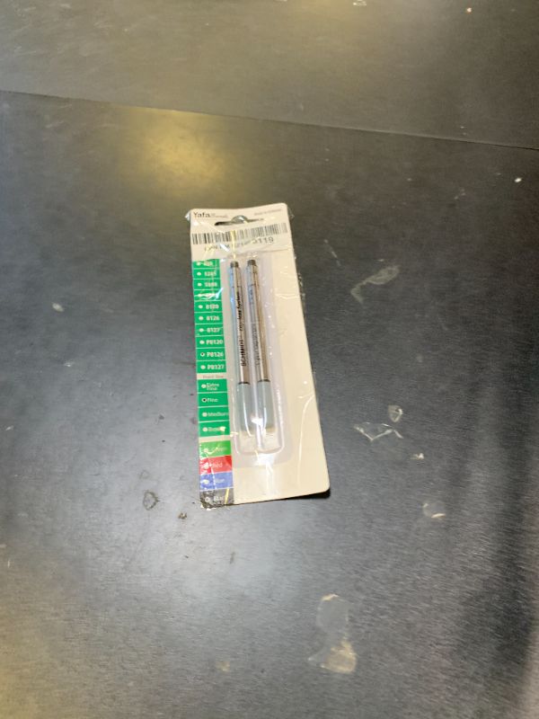 Photo 1 of Schmidt P8126 Short Capless Rollerball Refill Fine Point 0.6mm, Black, 2 Pack Blister (SC58119)