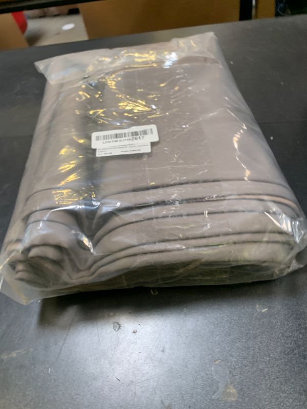 Photo 1 of H.VERSAILTEX Blackout Curtains for Bedroom/Living Room 84 Inch Length 2 Panels Set - Thermal Insulated Room Darkening Grommet Top Blue Curtains(52 by 84 - Inch (Color: Charcoal Gray)