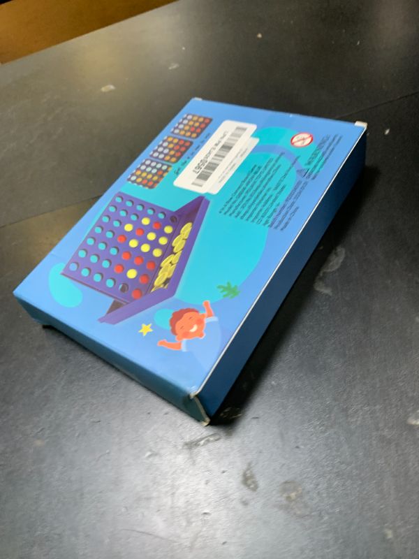 Photo 1 of Pedolini 4 in a Row Connect Game Travel Board Game (Small) Mini 7x4.8 Inch
