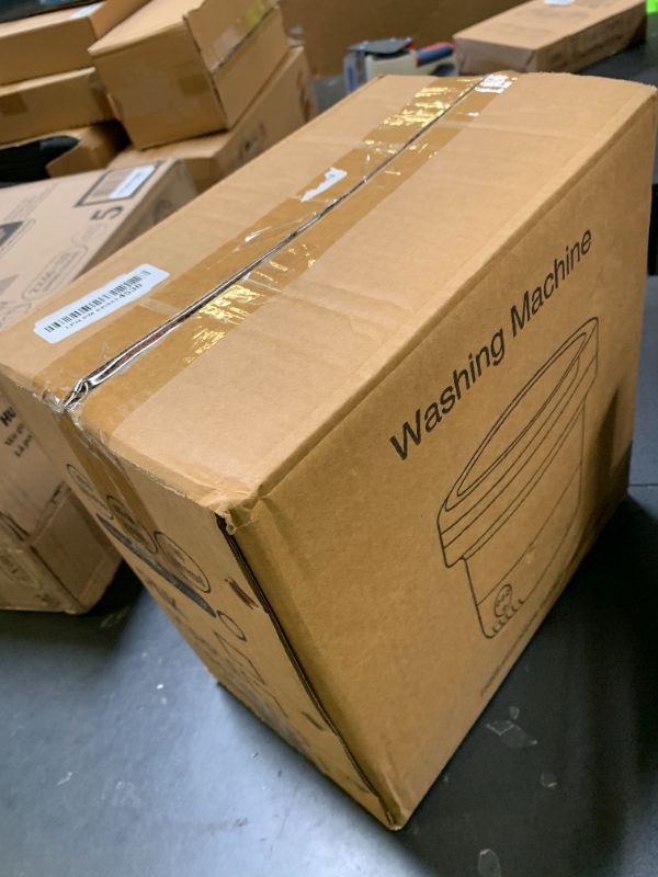 Photo 1 of Portable Washing Machine, 16L Upgraded with Spin Basket Laundry Machine, 3 Cleaning Modes Suitable for Small Clothes, Foldable Design Ideal for Hotel, Home, Apartment and Campain