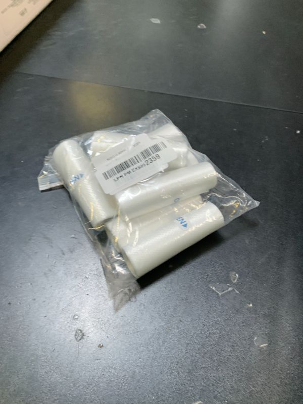 Photo 1 of SUBEKYU Mini Trash Bags for Mini Trash Can, 105 Count / 7 Rolls White Trash Bags for Desktop Wastebasket of Various Sizes