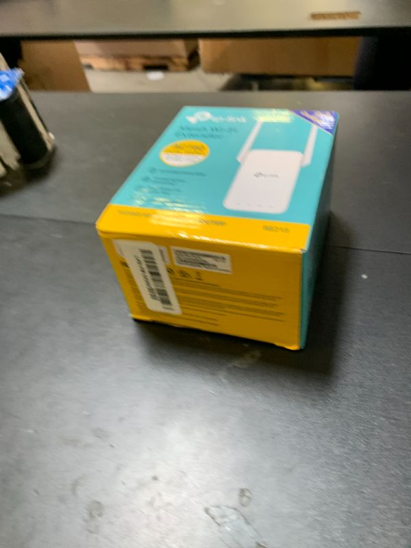 Photo 1 of TP-Link AC750 WiFi Extender(RE215), Covers Up to 1500 Sq.ft and 20 Devices, Dual Band Wireless Repeater for Home, Internet Signal Booster with Ethernet Port