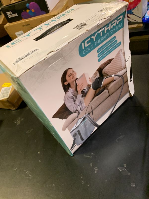 Photo 1 of Cold Therapy Machine with Programmable Timer, Portable Ice Machine for Knee After Surgery, Knee Replacement Recovery System for Pain Relief w/Compression Pad for Shoulder, Hip and Ankle