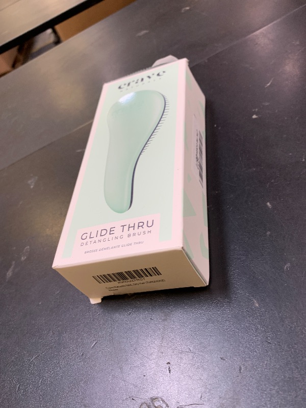Photo 1 of Crave Naturals Glide Thru Detangling Brush For Natural, Curly, Straight, Wet or Dry Hair - Gentle Detangler Styling Tool for Adults, Kids, Toddlers and Little Girls - 7.5 x 3 in, Turquoise