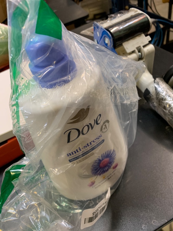 Photo 1 of Dove Body Wash with Pump Anti-Stress Blue Chamomile & Oat Milk, for 24hr Lotion-Soft Skin Moisturizing Skin Cleanser with No Sulfates No Parabens 30.6 oz
