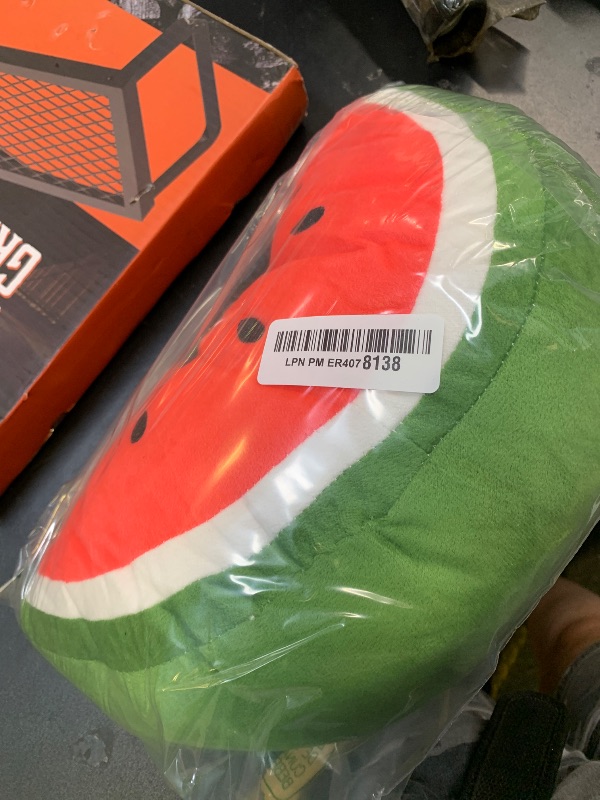 Photo 1 of AUCOOMA 11.8" Watermelon Pillow Plush, Cute Stuffed Fruit Toy Doll, Gifts for Girls Boys