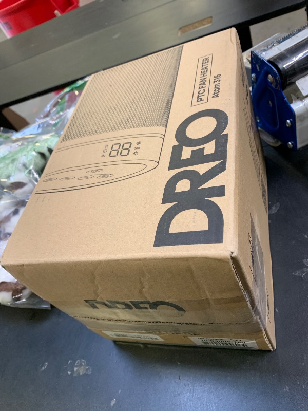 Photo 1 of Dreo Space Heater, Portable Electric Heaters for Indoor Use with Thermostat and Remote, 2024 Upgraded, Digital Display, 12H Timer, 5 Mode, 1500W PTC Ceramic Fast Safety Heat for Office Bedroom Home