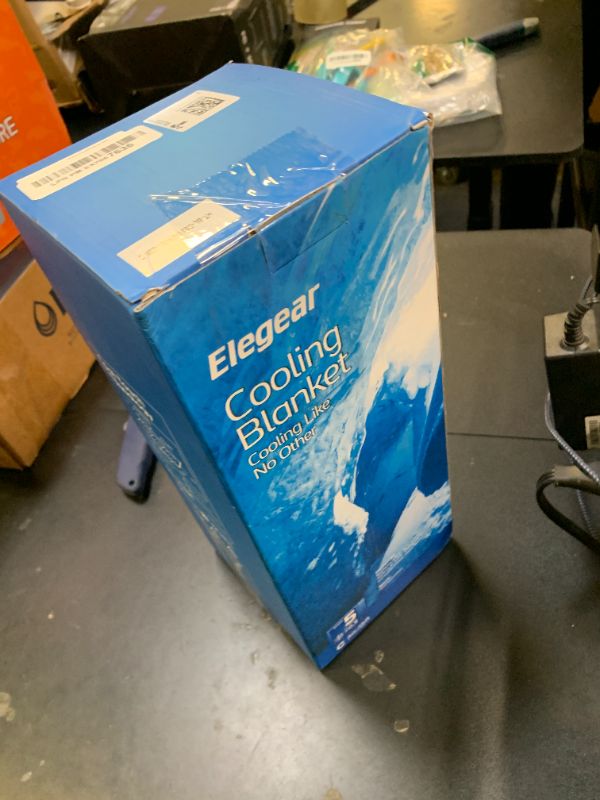 Photo 1 of Elegear Revolutionary Cooling Blanket Queen Absorbs Heat to Keep Body Cool for Night Sweats, Arc-Chill3.0 Cool Fiber Q-Max>0.5 for Hot Sleepers, Lightweight Summer Cold Blankets for Sleeping 79“ x 86”