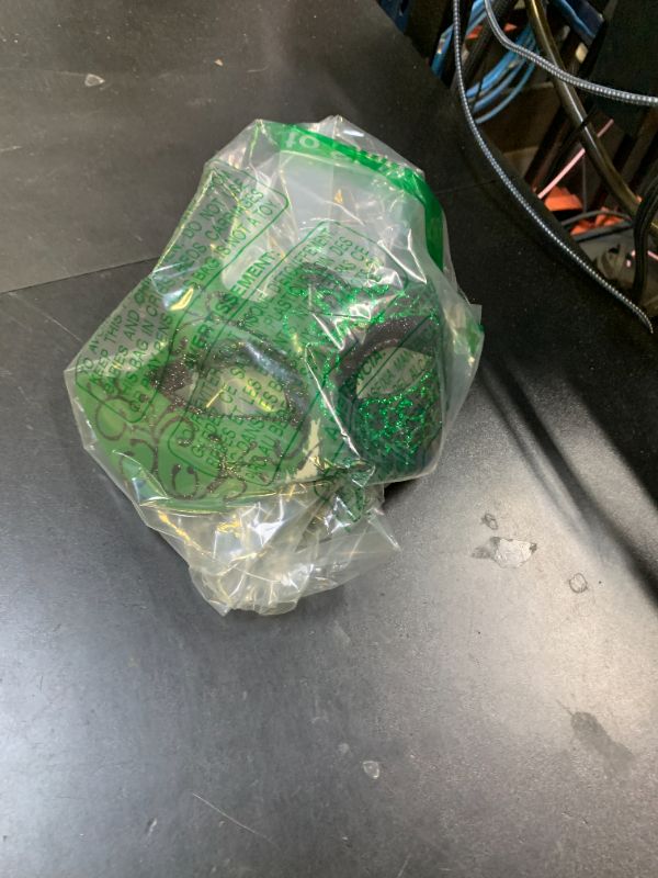 Photo 1 of ONESWI Men Masquerade Mask Venetian Mask Greek Roman Mardi Gras Mask for Men (Green) PAINT CHIPPED OFF