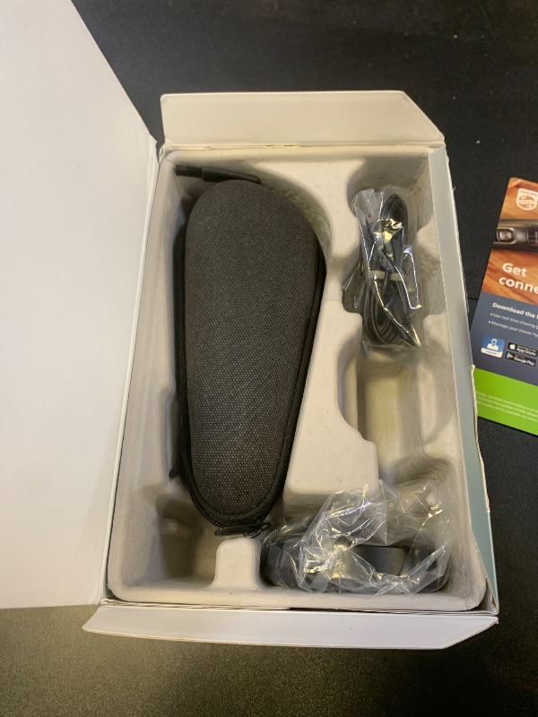 Photo 1 of Philips Norelco Shaver 7800, Rechargeable Wet & Dry Electric Shaver with SenseIQ Technology, Quick Clean Pod, Charging Stand, Travel Case and Pop-up Trimmer, S7885/85