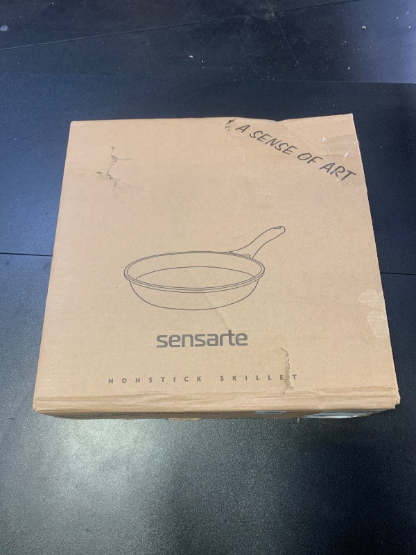 Photo 1 of SENSARTE 12.5 Inch Nonstick Frying Pan Skillet, Swiss Granite Coating Omelette Pan, Healthy Stone Cookware, PFOA Free