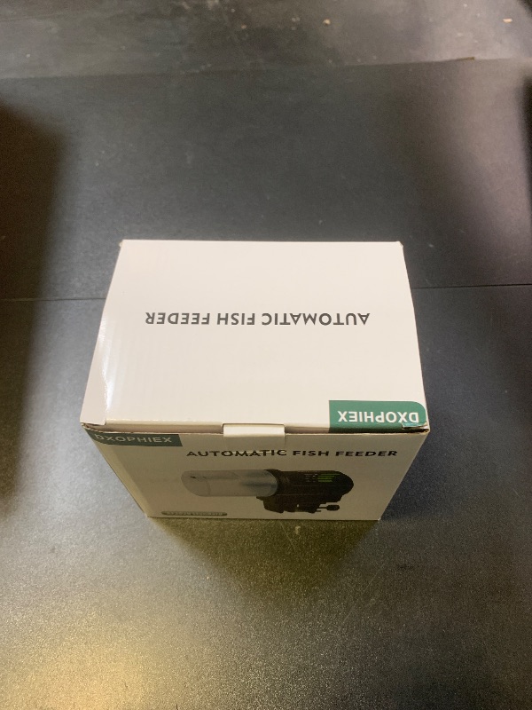 Photo 1 of DXOPHIEX WiFi Fish Feeder Automatic Fish Feeder Automatic Dispenser Vacation for Aquarium and Turtle Tank with Feeding Ring