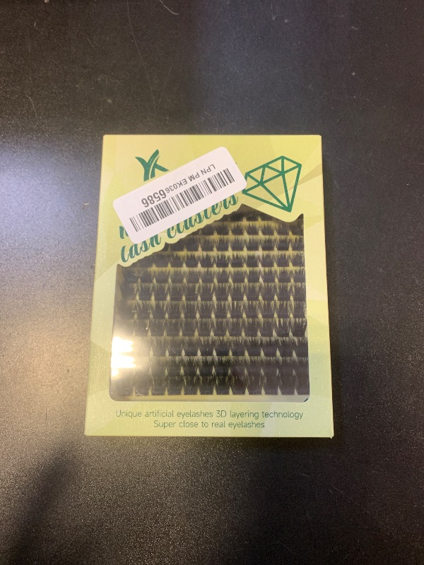 Photo 1 of KEYYOU Lash Clusters 3D Effect Eyelash Clusters 144pcs D Curl PuffSilk V3D01 Wispy Lashes Cluster Lashes Natural Soft DIY Lash Extension at Home(PuffSilk V3D01-D-8-18MIX)