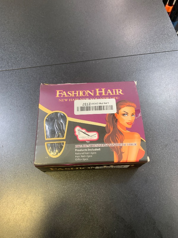 Photo 1 of Oseti 1PCS Messy Bun Hair Piece Large Black Hair Buns Hair Pieces Curly Fake Hair Bun Clip on Ponytails for Women Updos Short Synthetic Bun Drawstring Ponytail Extension for Black Women (1B)