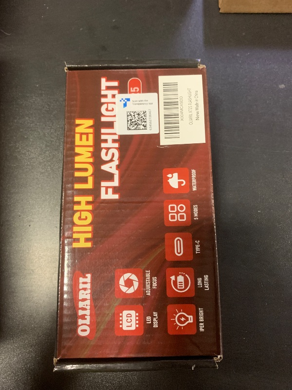 Photo 1 of Flashlights High Lumens Rechargeable, 990,000LM LED Super Bright Flash Light, Handheld Tactical Flashlight, Adjustable High Powered Flash Lights, 5-Mode Powerful Linternas for Emergencies Camping