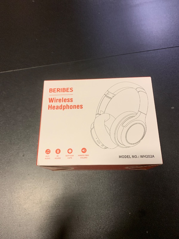 Photo 1 of BERIBES Bluetooth Headphones Over Ear, 65H Playtime and 6 EQ Music Modes Wireless Headphones with Microphone, HiFi Stereo Foldable Lightweight Headsets, Deep Bass for Home Office Cellphone PC Ect.