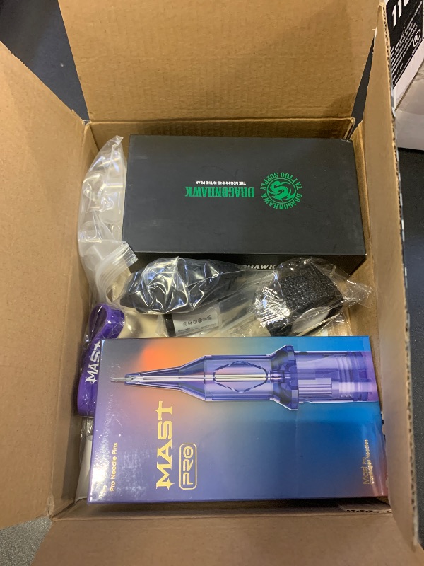 Photo 1 of Mast Tattoo Wireless Tattoo Kit Fold Pro Tattoo Pen Machine Gun with 2 Batteries Complete Tattoo Kit Needles Cartridges MY032