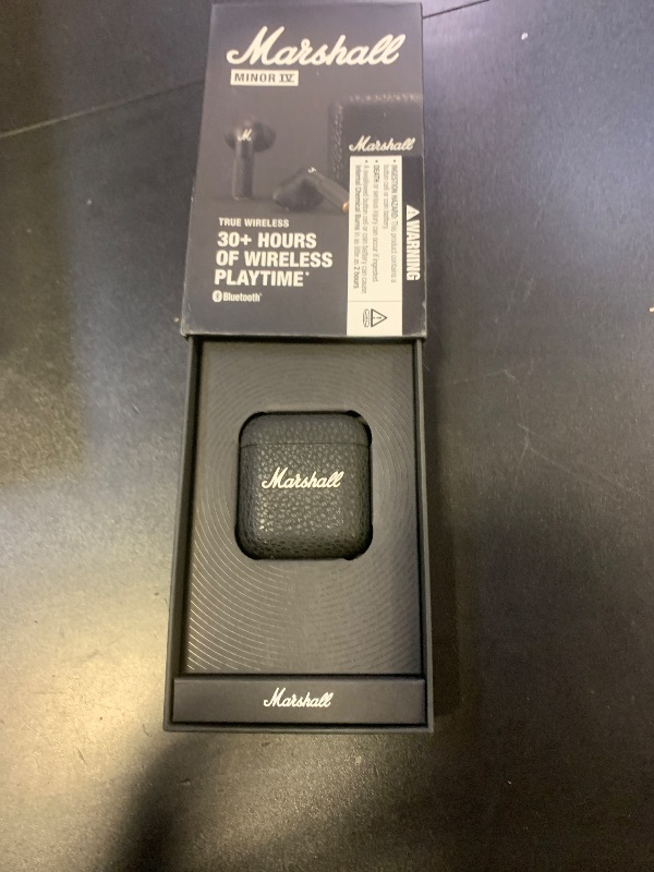 Photo 1 of Marshall Minor IV True Wireless Headphone, Black