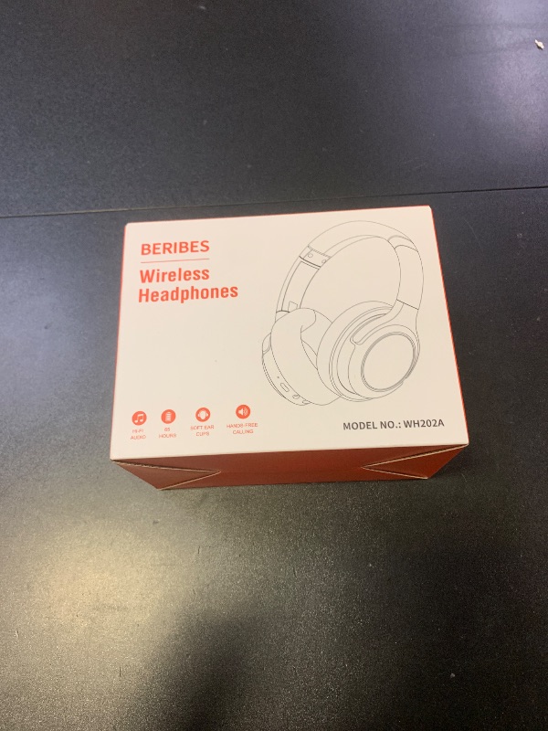 Photo 1 of BERIBES Bluetooth Headphones Over Ear, 65H Playtime and 6 EQ Music Modes Wireless Headphones with Microphone, HiFi Stereo Foldable Lightweight Headsets, Deep Bass for Home Office Cellphone PC Ect.