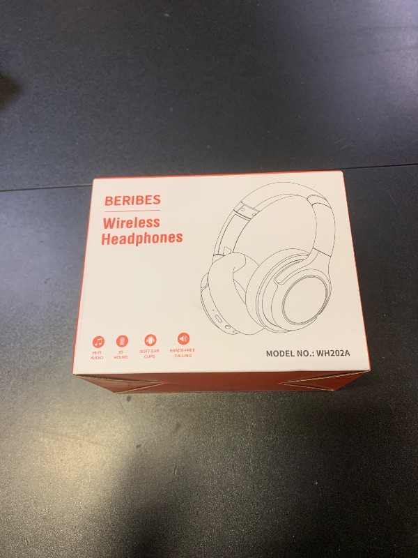 Photo 1 of BERIBES Bluetooth Headphones Over Ear, 65H Playtime and 6 EQ Music Modes Wireless Headphones with Microphone, HiFi Stereo Foldable Lightweight Headsets, Deep Bass for Home Office Cellphone PC Ect.