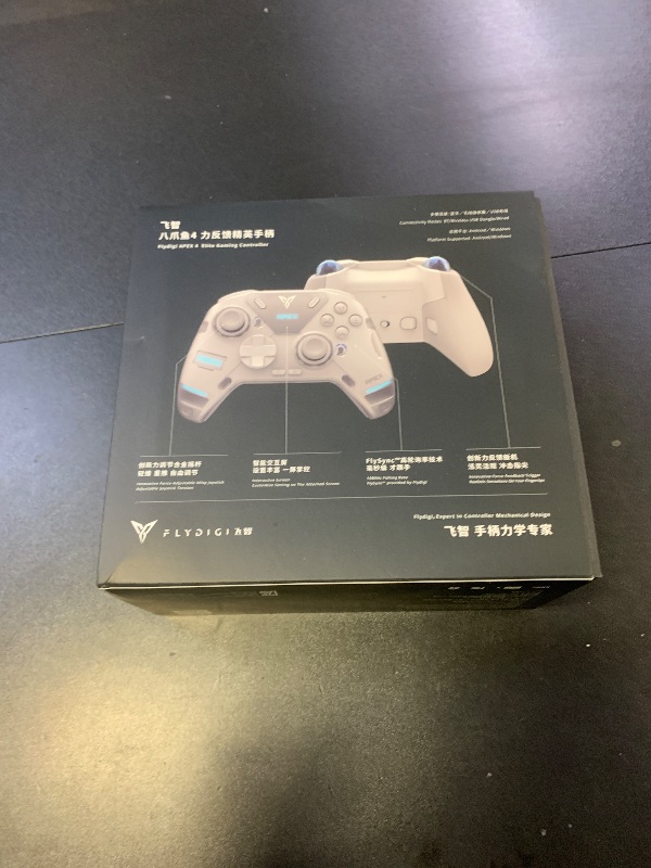 Photo 1 of FLYDIGI APEX 4 Wireless PC Controller Forceflex Joystick Forceadapt Trigger 1000Hz Report Rate Full-Color LCD Display 1500mAh Battery Stereo Vibration PC/Switch/Switch2/TV/Android/Laptop