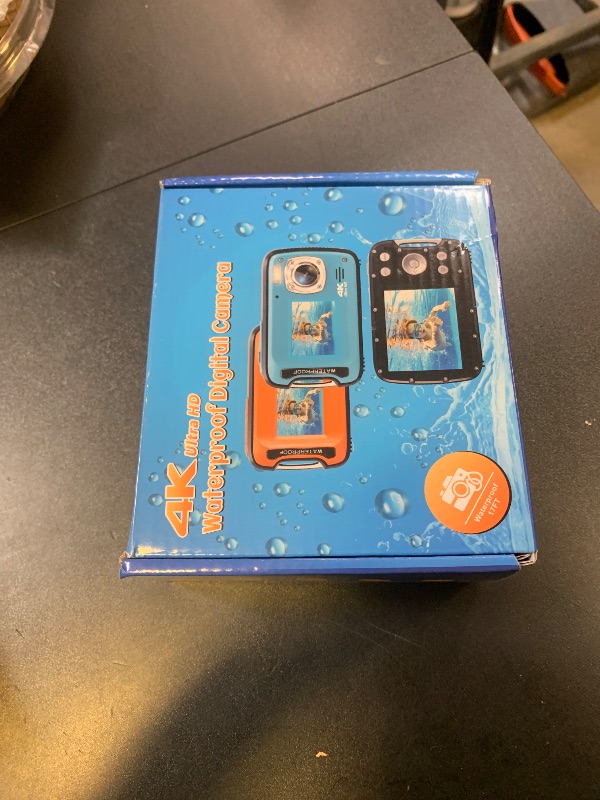 Photo 1 of YEEIN Underwater Camera 4K 48MP Autofocus Selfie Dual Screen Waterproof with Floating Strap and 32GB Card, 17FT Compact Waterproof Digital Camera for Snorkeling