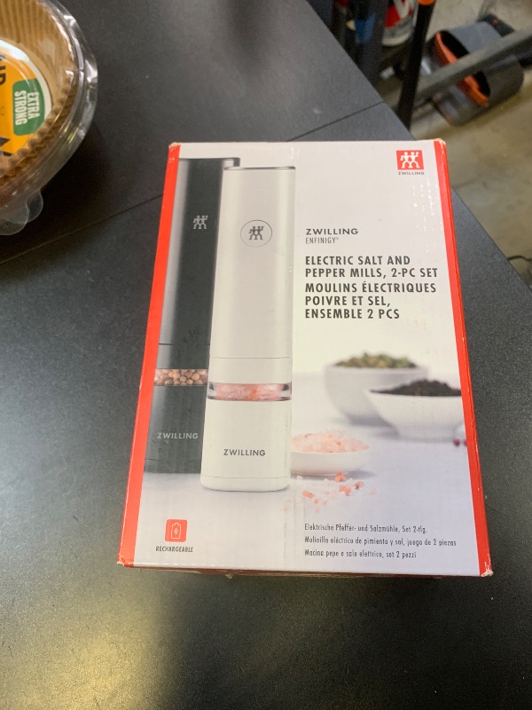 Photo 1 of ZWILLING Enfinigy 2-pc Electric Salt/Pepper Mill Set
