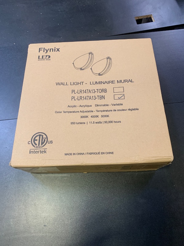 Photo 1 of Flynix 13 inch Dimmable LED Wall Sconce, Half Moon Wall Light Fixture, 3000K/4000K/5000K Color Temperature Adjustable, Modern Bathroom Vanity Light Fixtures?Super Bright (Brushed Nickel) 2 Pack