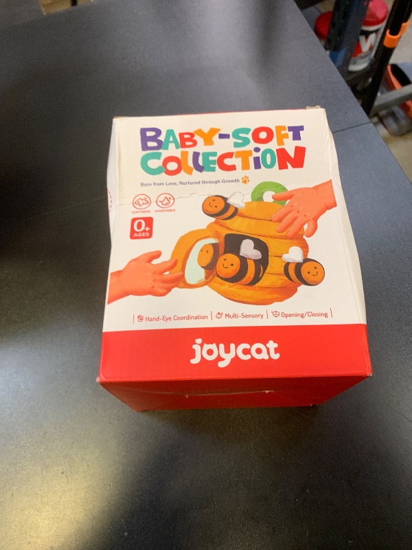 Photo 1 of JoyCat Baby Toys 6-12 Months - Soft Baby Beehive with 5 Sensory Bees - Rattle, Crinkle Paper, Squeaker, Mirror, Busy Montessori Soft Toys for Toddlers 0-3 Years Old - Bee Plush Boy Girl Birthday Gift