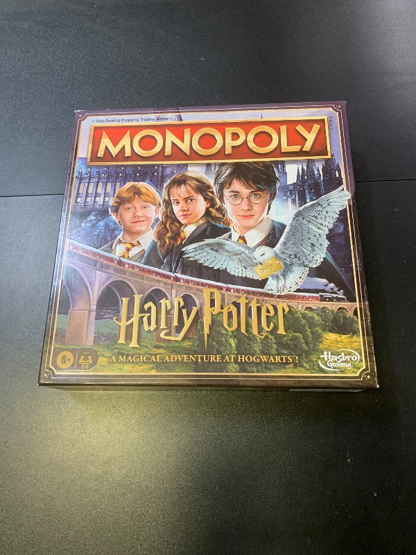 Photo 1 of Monopoly Harry Potter Edition Board Game | A Magical Adventure at Hogwarts | Ages 8 and Up | 2 to 6 Players | Family Games | Gifts for Kids and Adults