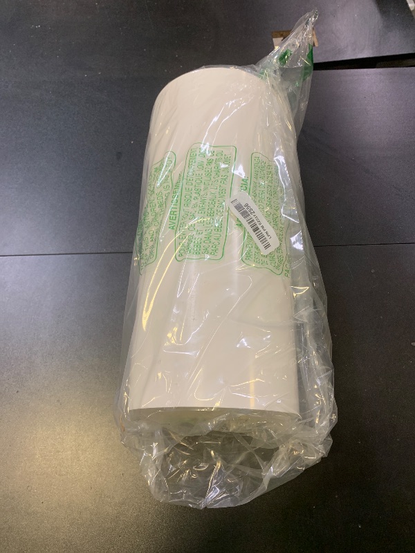Photo 1 of MECCANIXITY 6.3 Inch PVC Rigid Tube Round Pipe Hardware Tubing 152mm ID 160mm OD 35cm/14" Length White High Impact for Water Pipe, Cable Sleeve